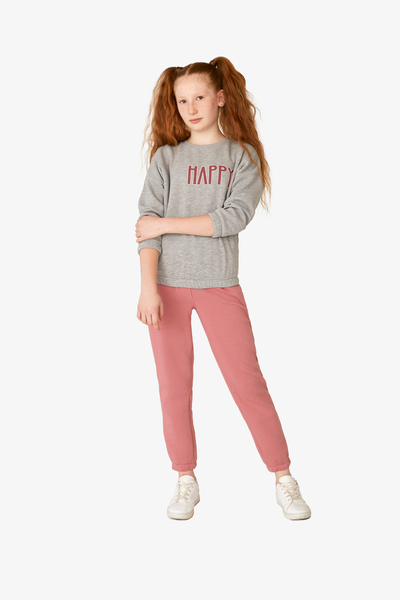 Elsima Girl Waitress Three-Piece Pajama Set Winter