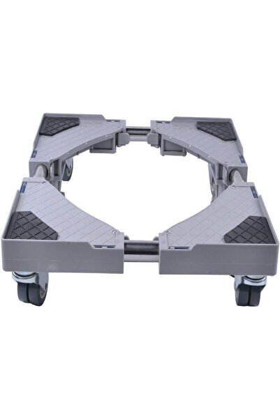 OEM SMONTER Mobile Base for Washing Machine, Dryer, 4 Wheels, Adjustable 44.5-67 cm, Gray