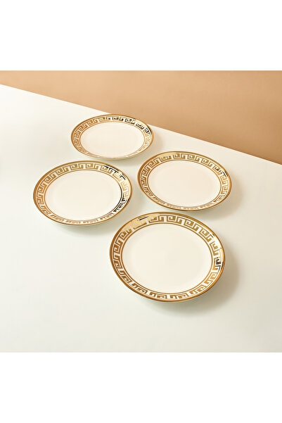 Giacomo Desing Gia Como Printed Porcelain Quarter Plate - Set of 4