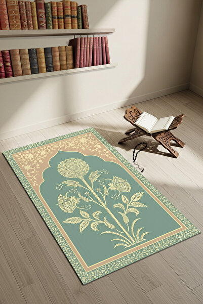 Etnik Dekor Carnation Pattern Prayer Rug