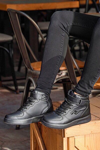 Jump 16308 ΜΑΥΡΑ Αθλητικά Παπούτσια με ΣΟΛΑ