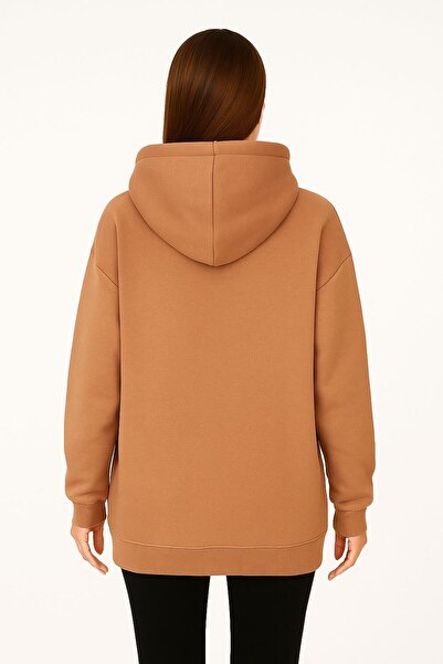 DEEP BEACH oversized Φούτερ Unisex με με κουκούλα τσέπες καγκουρό