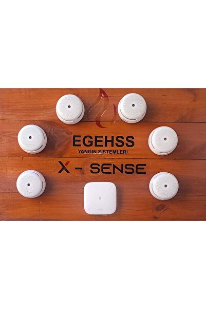 X-Sense X SENSE 6+1 ADRESLİ KABLOSUZ YANGIN ALARM SİSTEMİ-WİFİ VE RADYO FREKANSI DESTEKLİ