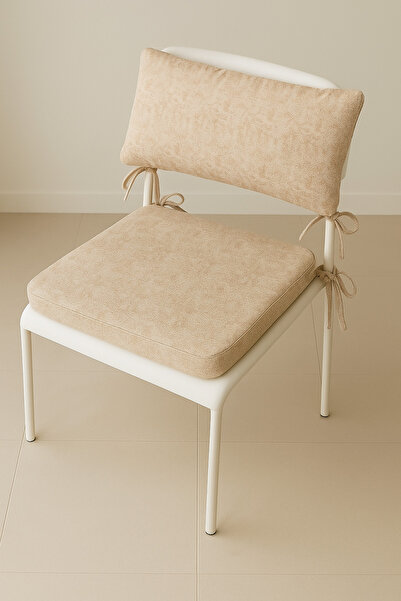 mer-tim ezberbozan ev tekstili Krem desenli Bahçe Balkon Salon Sandalye Minderi Kare Alt-üst takım