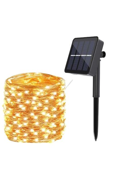 selling depot Solar LED String Lights, 10 m, 100 LEDs, Warm White, Solar Pane...