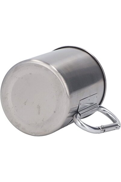 UBX Carabiner mug, 250 ml, stainless steel, silver plated