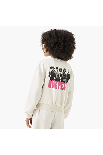 Disney One Piece Print Sweatshirt with Long Sleeves