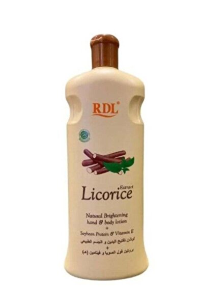 RDL Natural Brightening Hand & Body Lotion Licorice Extract 600ml