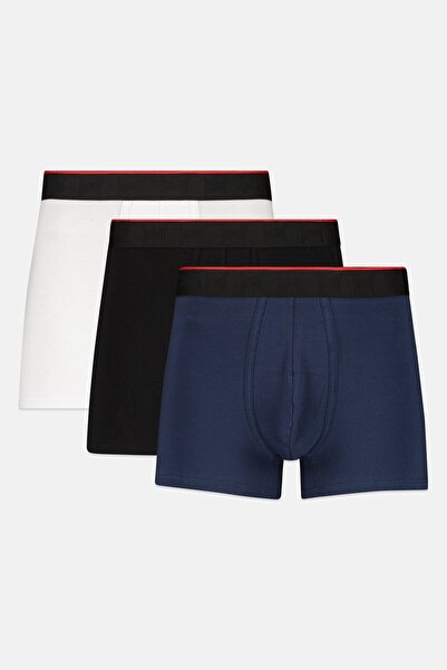 Tapout Men 3 Pieces Brand Logo Boxers, Multicolor