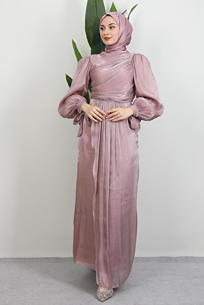 giz astore Ahunisa Yoryo Abiye Soft Pembe