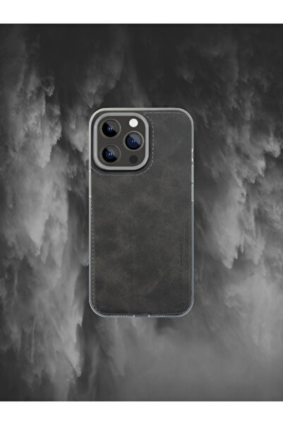 DEERDERİ حافظة حماية من الجلد الطبيعي لهاتف آيفون 13 برو ماكس من جونو