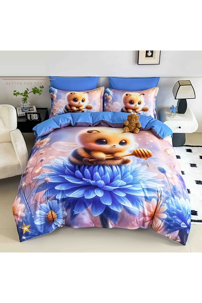 CHIRASO CHIRASO Bedding Set, 5D, Finet, ELASTIC Sheet 180x200+30cm, Duvet Cover 200x230cm, 4 Pillowcases