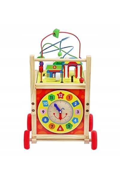 zola Wooden kindergarten, activity center, 4 educational boards, stimulates intelligence development