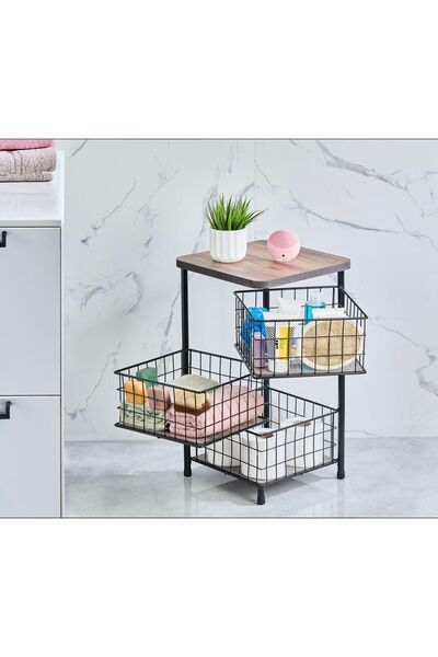 Zarif Home 3 KATLI KARE MODEL ÇOK AMAÇLI SEBZELİK