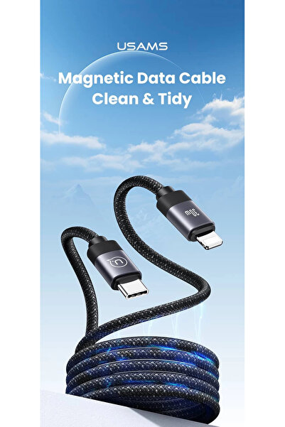 Usams 30W wired fast charger for iPhone with Lightning port