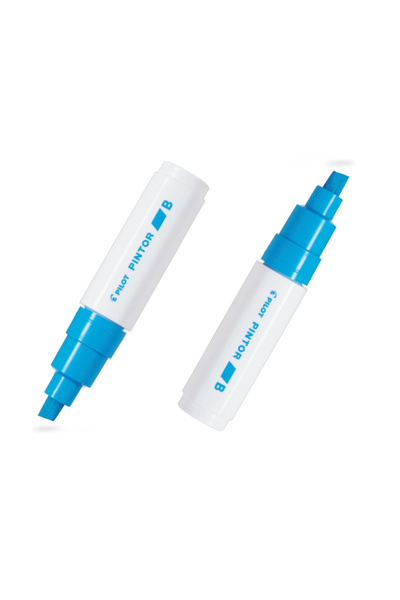 Pilot قلم رصاص (ب) بطرف مقطوع أزرق فاتح (قطعتان)