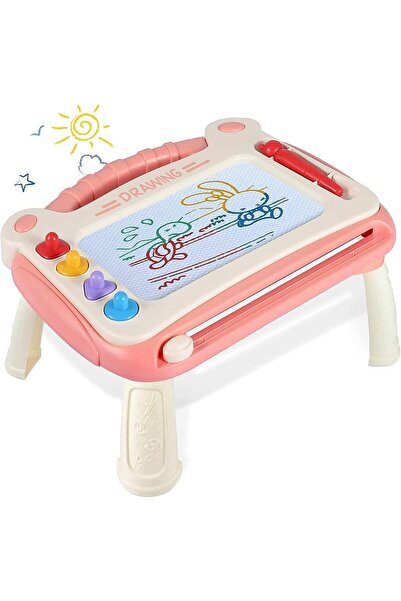 Generic Momo Bear Magnetic Drawing Board, Portable Erasable Plastic, Unisex, Ages 3+