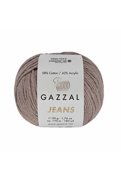 Gazzal Jeans %58 Pamuk %42 Akrilik El Örgü İpliği 50 g / 170 m-1112-1 ADET