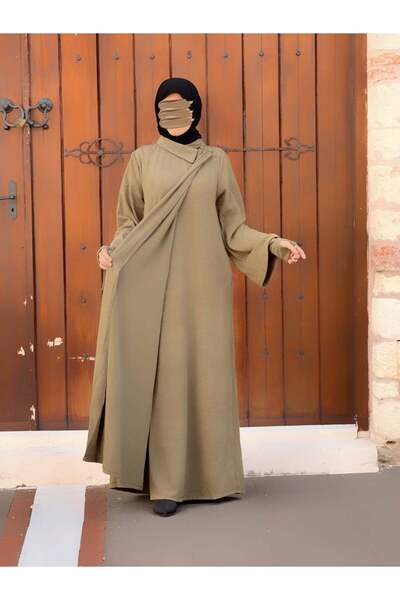 Nissra Ankanoor Envelope Sleeves Knitted Ferace&Dress Anka255103