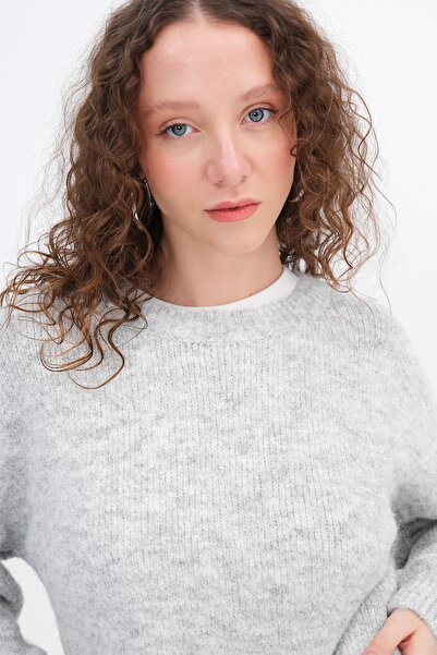 Addax Crew Neck Knitwear Sweater K3483