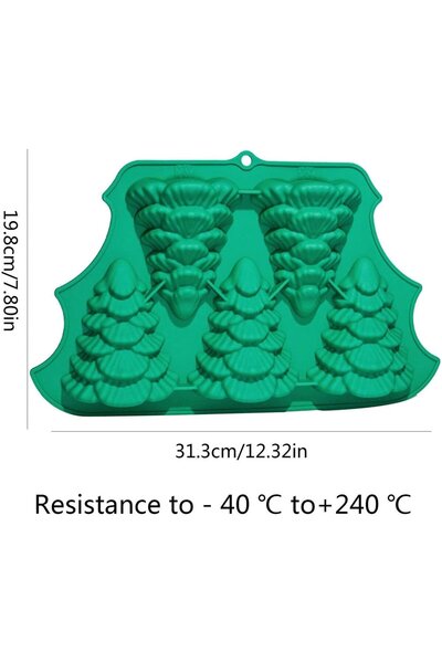 Dharst Silicone mold - Christmas trees