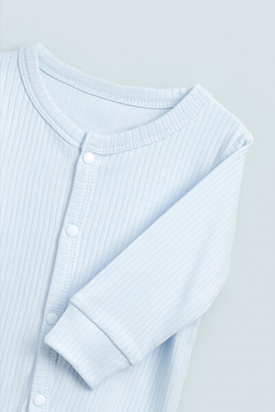 Vauva 2-Piece Snap-On Jumpsuit Pajamas Long Sleeve Seasonal Baby Kids Embroidered Jumpsuit