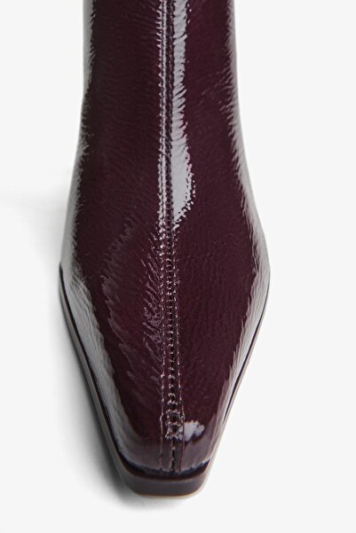 Bershka Kabartma topuklu bot