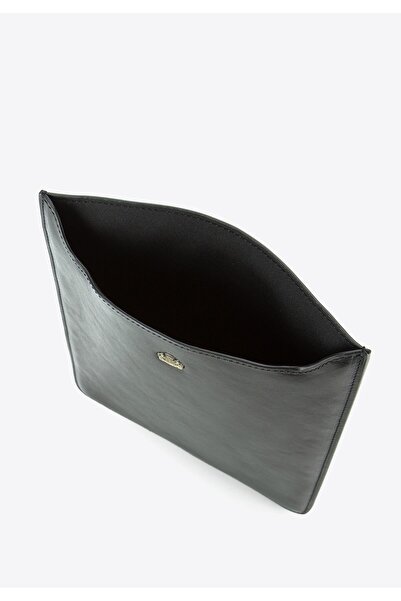 Wittchen Men's Leather Tablet Case with Coat of Arms Black Leather