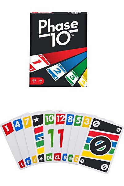 Mattel Games Phase 10, Rummy-style Card Game FFY05