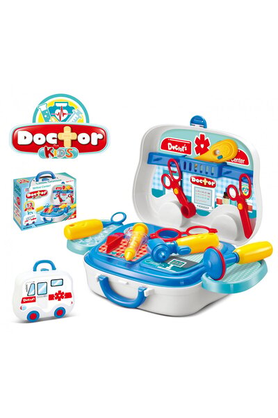 Rovo Σετ παιχνιδιού γιατρού 918, κιτ γιατρού, 13 τεμάχια