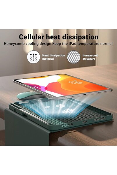 HYX Keyboard Case for iPad Pro 13-inch (M4) 2024 with Detachable Wireless Keyboard (Pink)