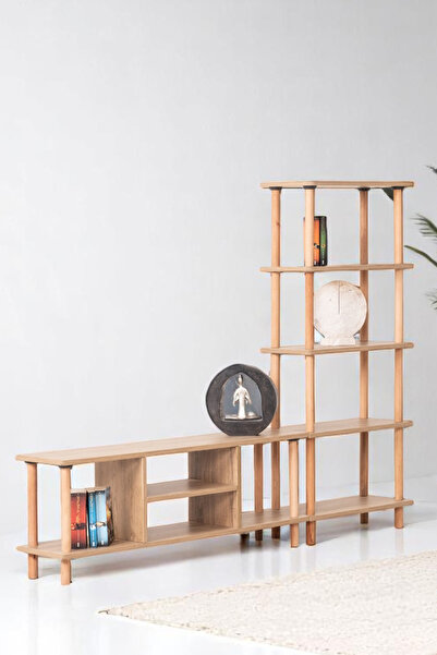 Eymense Pia Kitaplıklı TV Sehpası