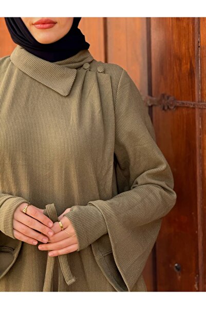 Nissra Ankanoor Envelope Sleeves Knitted Ferace&Dress Anka255103