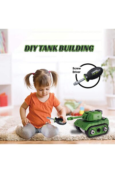 fitto Take Apart Toys Tank For Boys with Screwdriver Play Kit Stem Toys For 3 Year Old