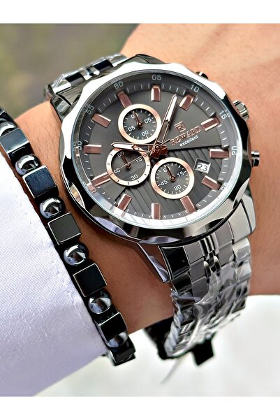 Reward Smoked Color Business Automatic Original Men's Wristwatch + Bracelet w...
