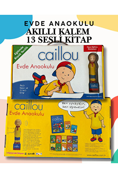 Burhan Yayınları Caillou Evde Anaokulu – 13 Sesli Kitap Seti - Uzmanların Öne...