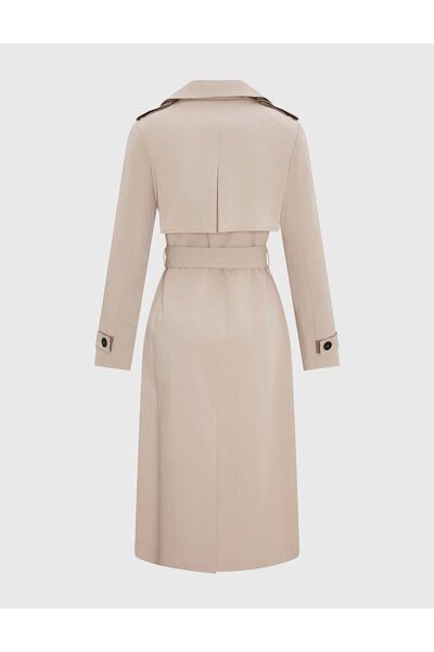 İLVİ Arira Beige Women's Trench Coat