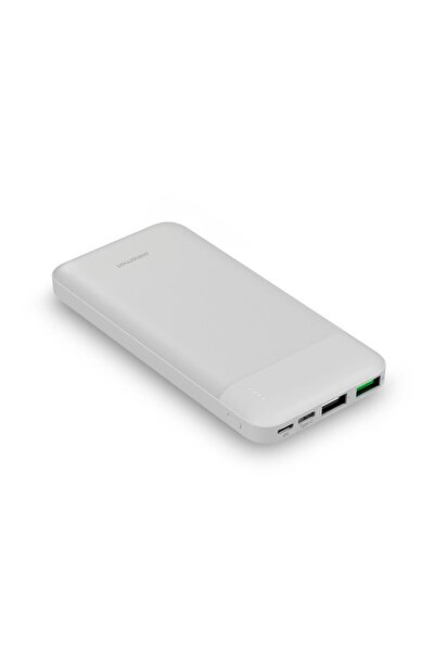 Polosmart PBS131 10000 mAh Powerbank Type-C Girişli Çift USB Hızlı Şarj Cihazı Beyaz