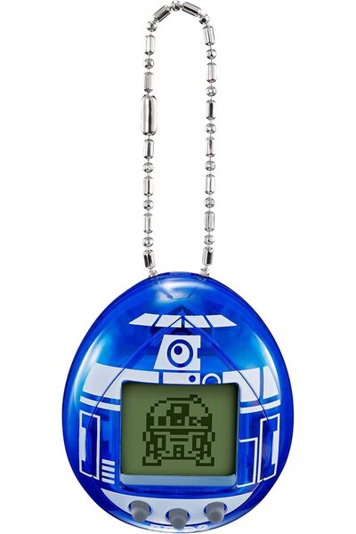 BANDAI لعبة تاماغوتشي ستار وورز آر تو دي تو الافتراضية مع ألعاب مصغرة، مشبك، ...