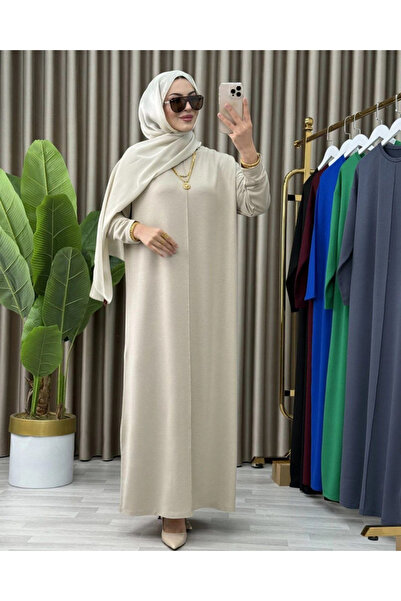 Hugglii Wide Cut Dove Hijab Dress