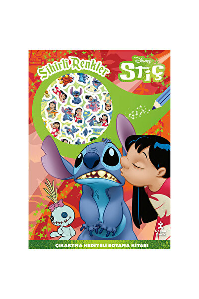 Doğan Çocuk Disney Stich Sihirli Renkler Çıkartmalı Boyama Kitabı