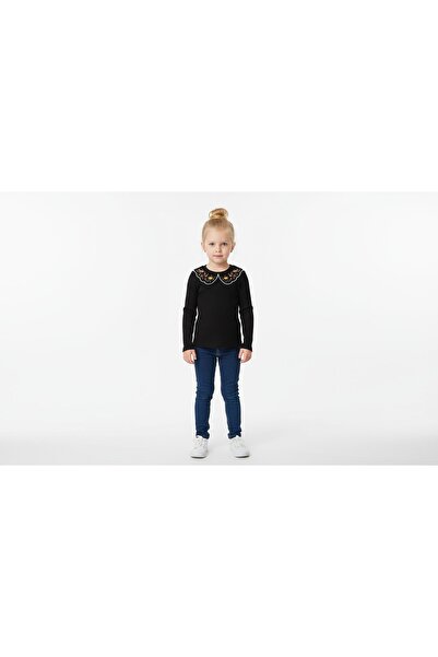 gigigiyim Collar Embroidered Girl's Bodysuit