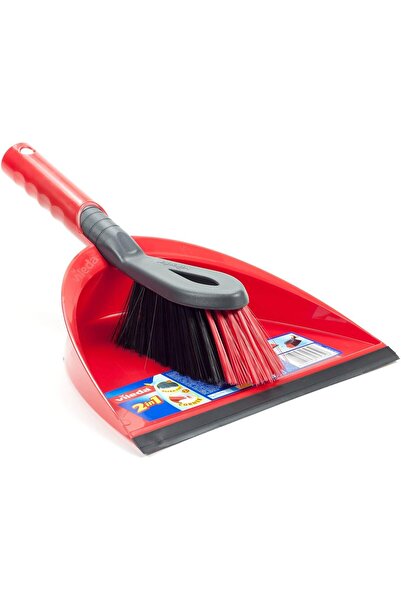 Vileda Dustpan & Brush Short 2-in-1