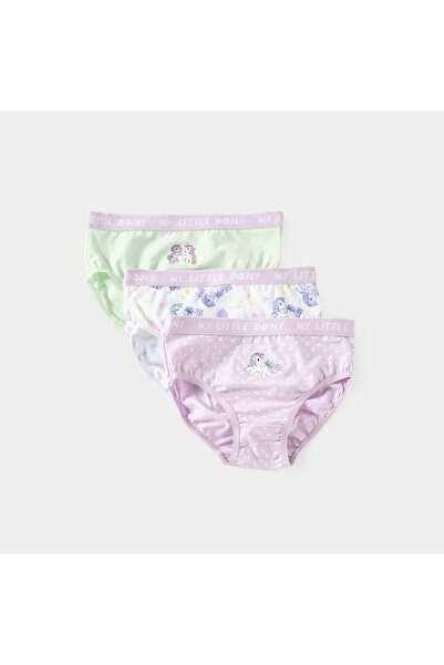 Hasbro My Little Pony Print Briefs with Elasticated Waistband - Set of 3