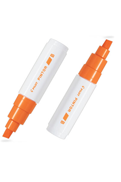 Pilot بينتور (ب) طرف مقطوع برتقالي (قطعتان)