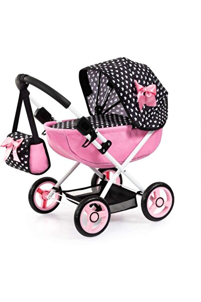 Bayer عربة أطفال قابلة للطي مع حقيبة، لعبة 58 سم (للأعمار من 3 سنوات فما فوق)