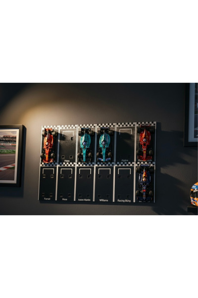 GoKa 3D Craft Mini F1 Takımları İçin Başlangıç Çizgisi – 10'lu Set