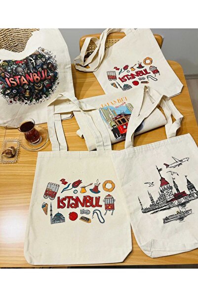 AL Bİ 90LIK Canvas Tote Bag 1 Piece Choose and Like