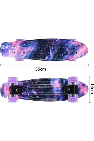 fitto Mini Cruiser Skateboard 41 x 12 cm