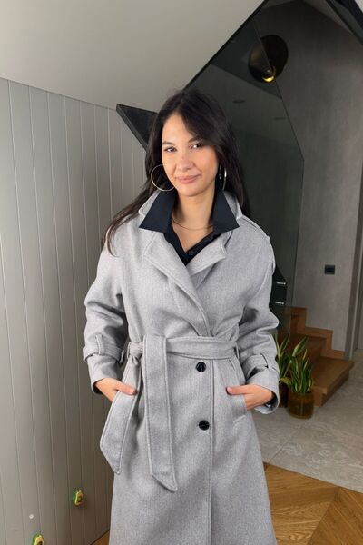 FABB معطف ختم رمادي